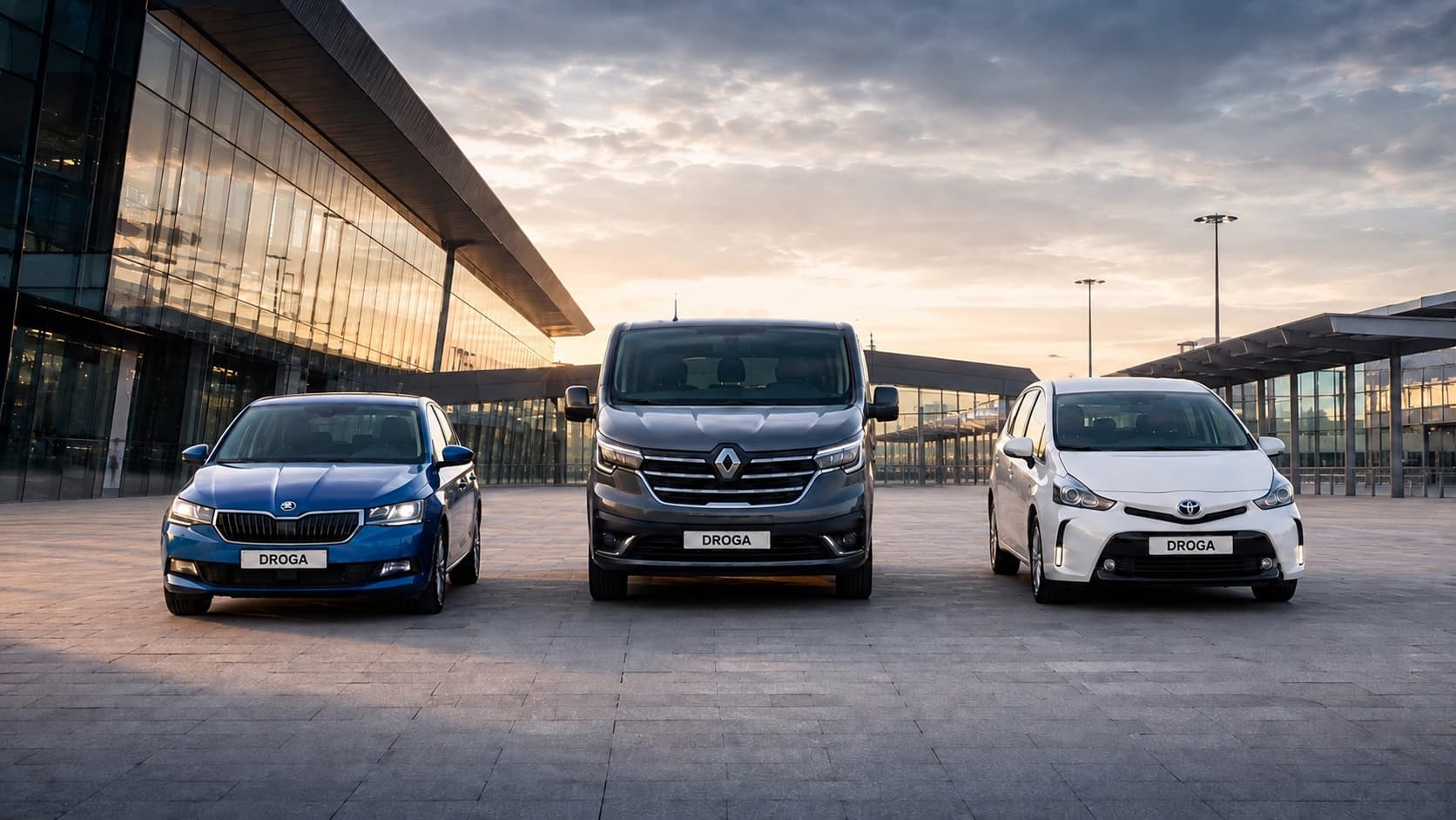 Podróżujcie razem.: Škoda, Toyota Prius+, Renault Trafic